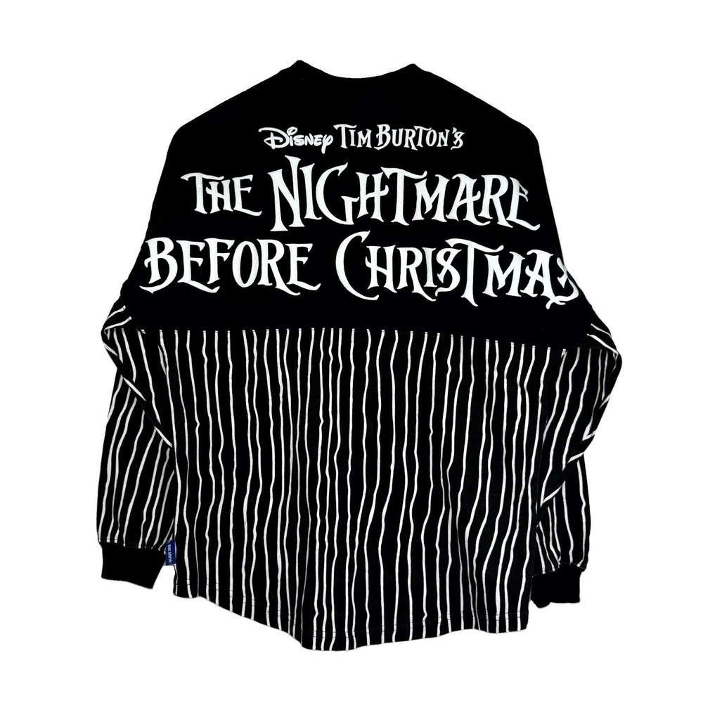 Disney The Nightmare Before Christmas Spirit Jersey Men's XS Black Pullover